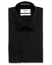 A101 Classic Fit Black Easy Care Poplin Shirt