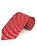 Pin Stripe Red Silk Tie
